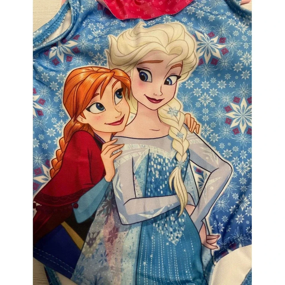 Disney Frozen Anna and‎ Elsa one piece Swimsuit girls 2T